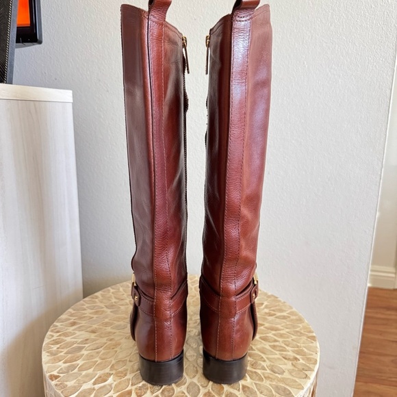 Tory Burch Alessandra Tall Leather Riding Boots size 5M - Picture 10 of 16